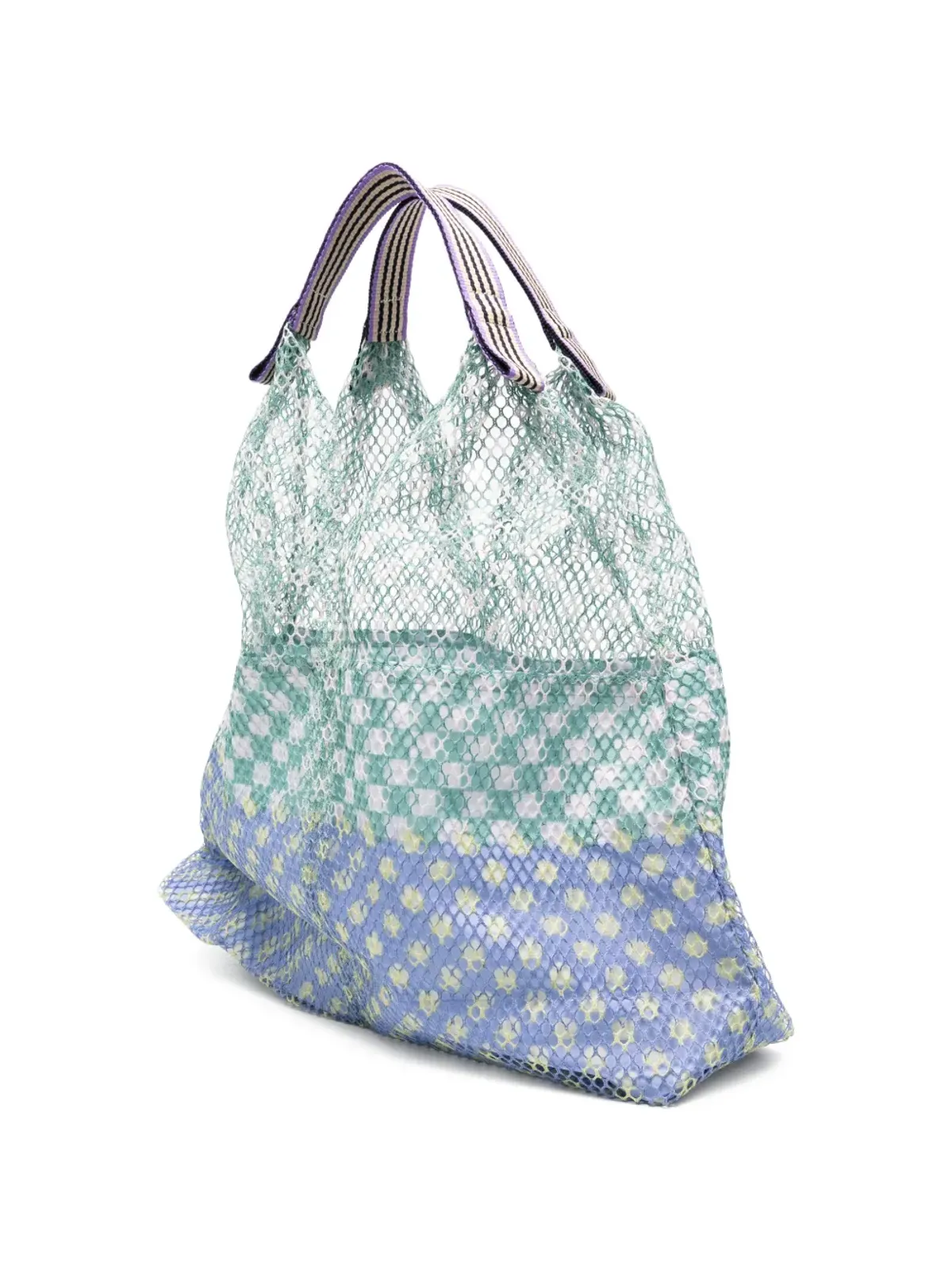 Épice Elziver patterned tote bag - Green - 画像3