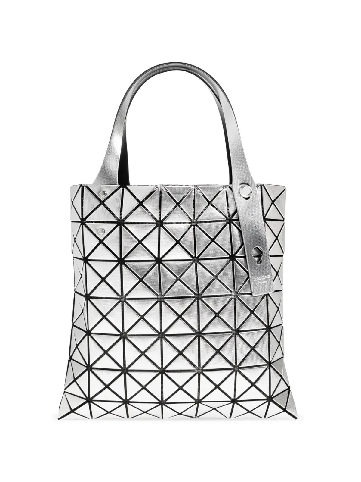 Bao Bao Issey Miyake プラチナ幾何学トートバッグ - 画像1