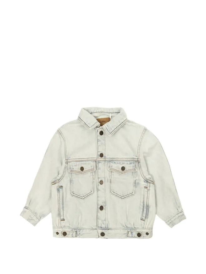 American Vintage Kids American Vintage Kids ボタン付きポケットデニムジャケットの商品画像