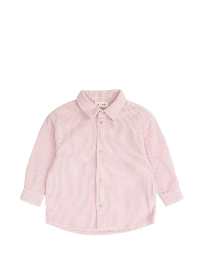 American Vintage Kids American Vintage Kids ボタン留めコーデュロイシャツ - ピンクの商品画像
