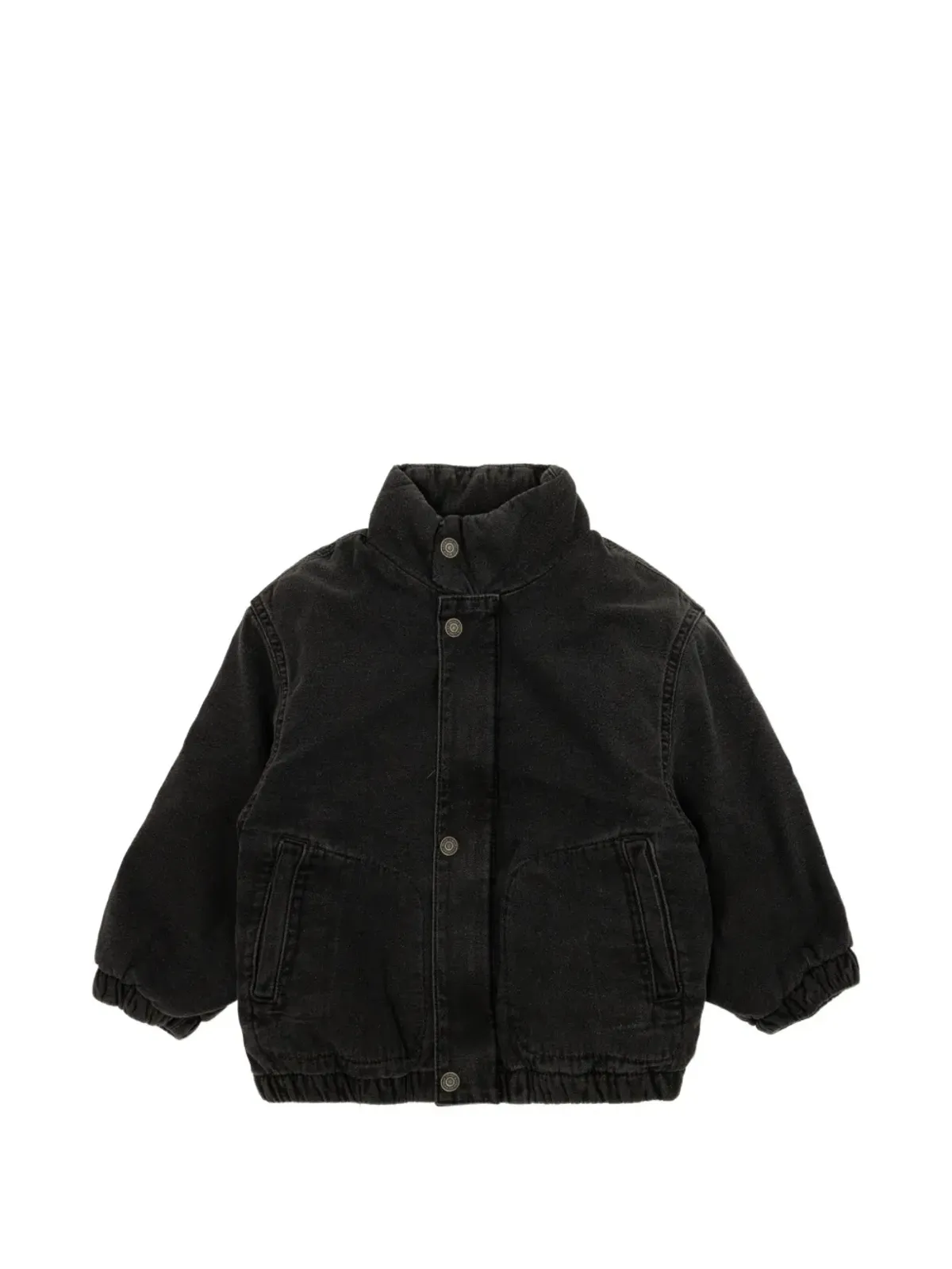 American Vintage Kids ボタン付きデニムジャケット - ブラック - 画像1