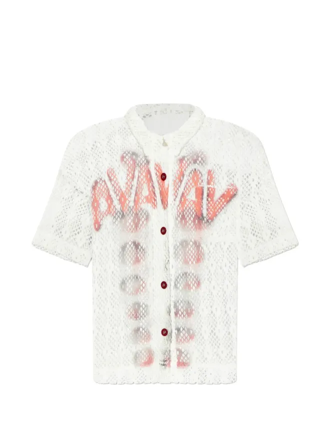 AVAVAV AVAVAV メッシュボタンシャツの商品画像