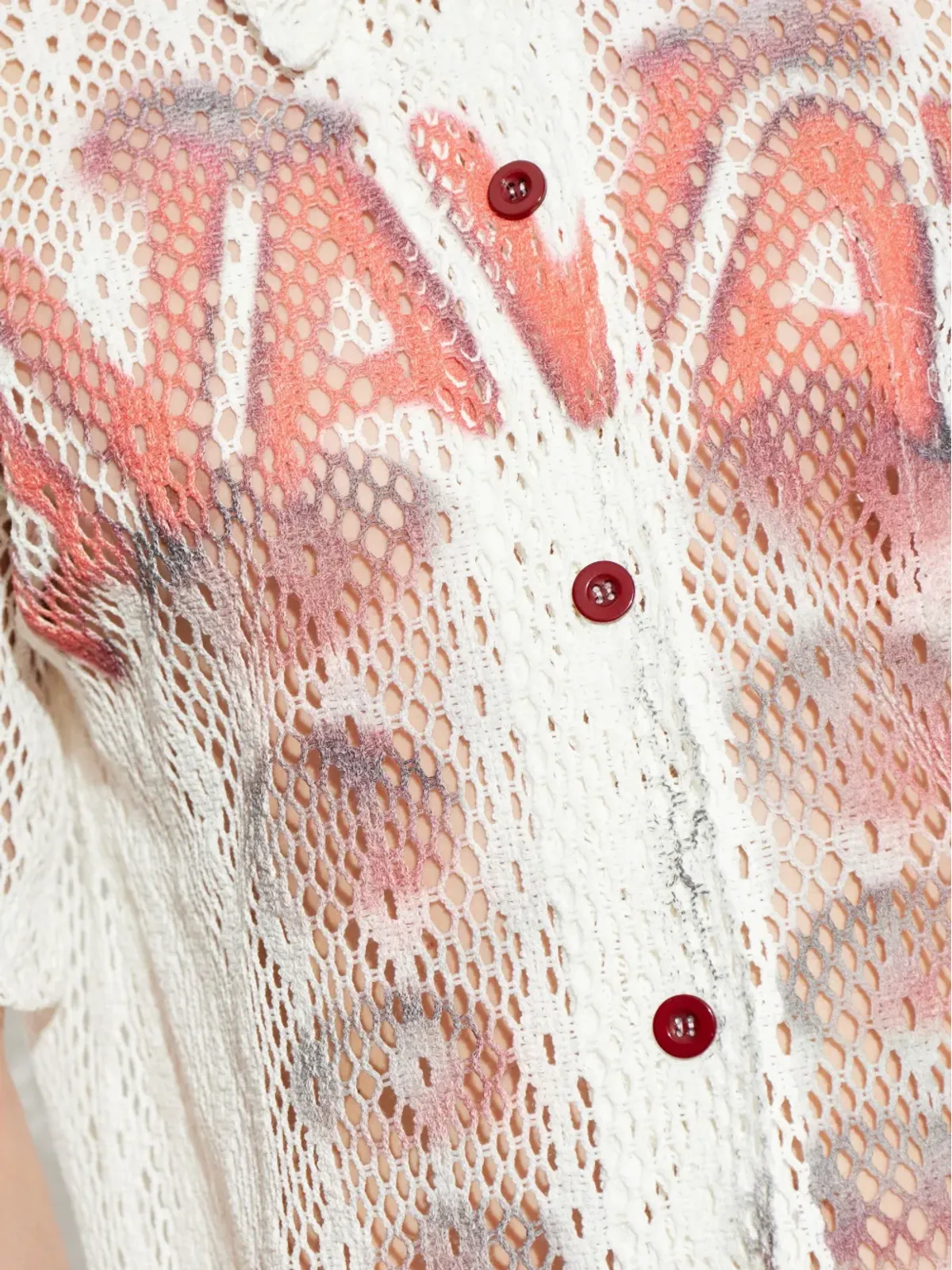 AVAVAV メッシュボタンシャツ - 画像5