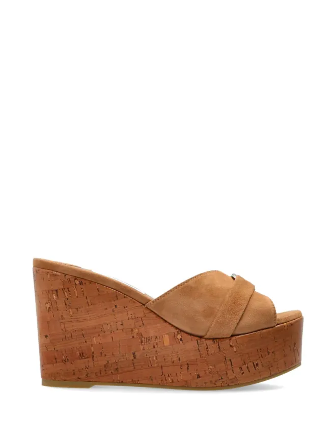 Jimmy Choo Jimmy Choo レダ クリスクロスバックル ウェッジミュールの商品画像