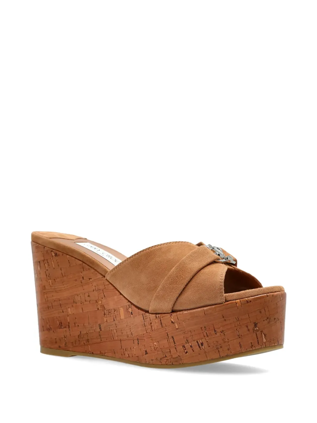 Jimmy Choo レダ クリスクロスバックル ウェッジミュール - 画像2
