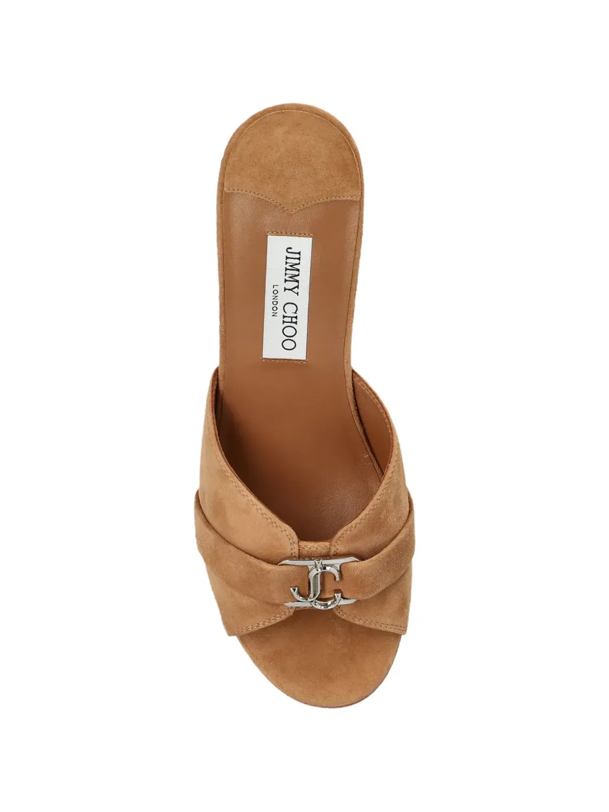 Jimmy Choo レダ クリスクロスバックル ウェッジミュール - 画像3