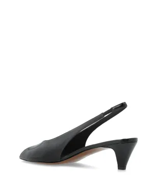 NEOUS Hamal ペップトゥ・スリングバックパンプス ブラック - サムネイル3