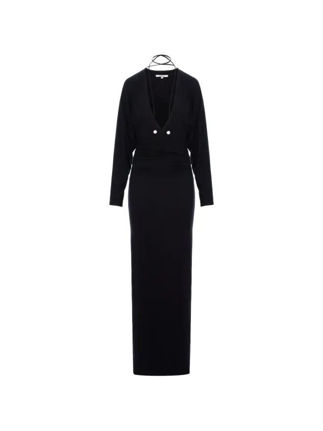 MANURÍ MANURÍ Mika maxi dress - Blackの商品画像