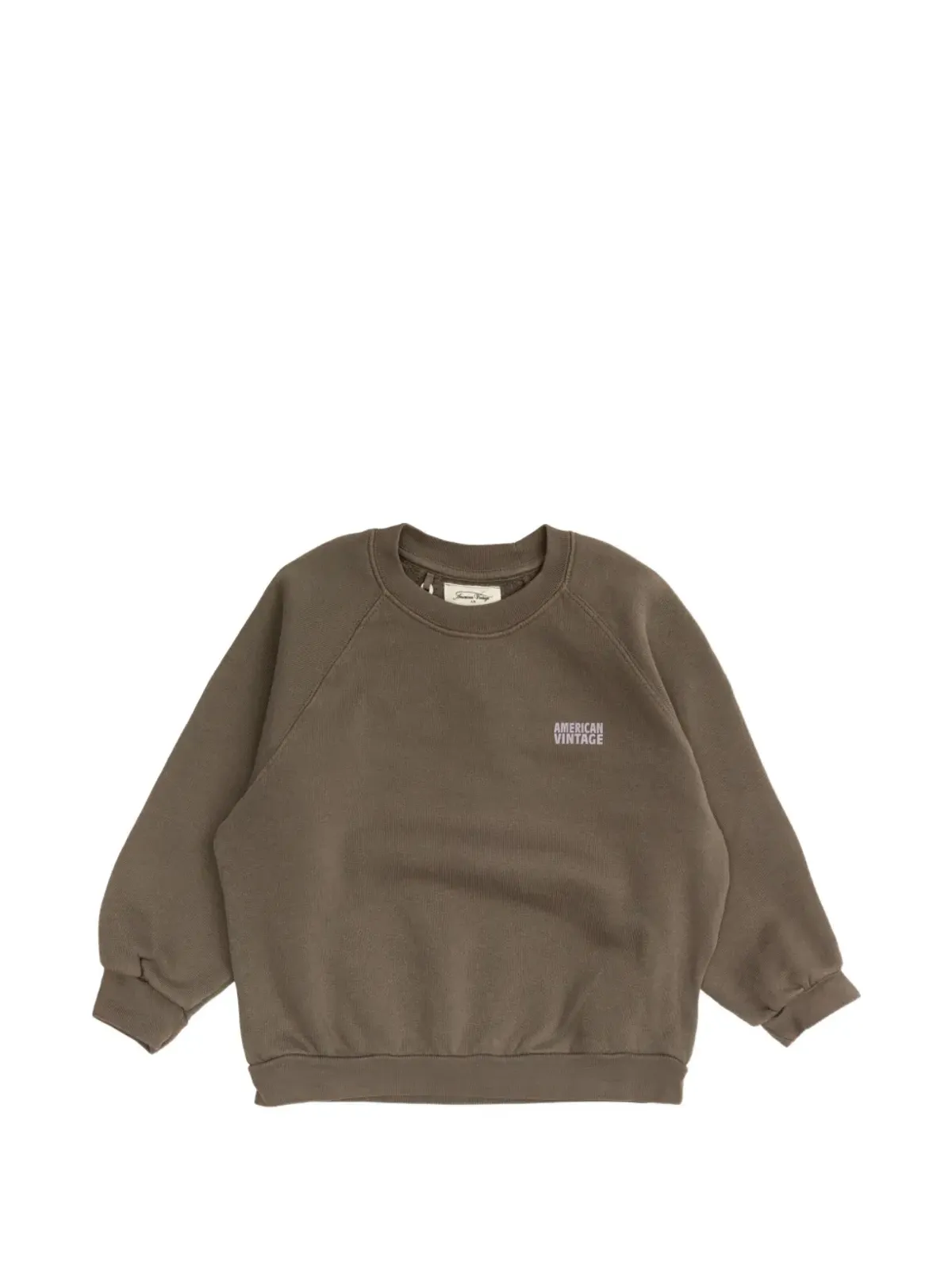American Vintage Kids ラグランスリーブ ロゴ スウェットシャツ - 画像1