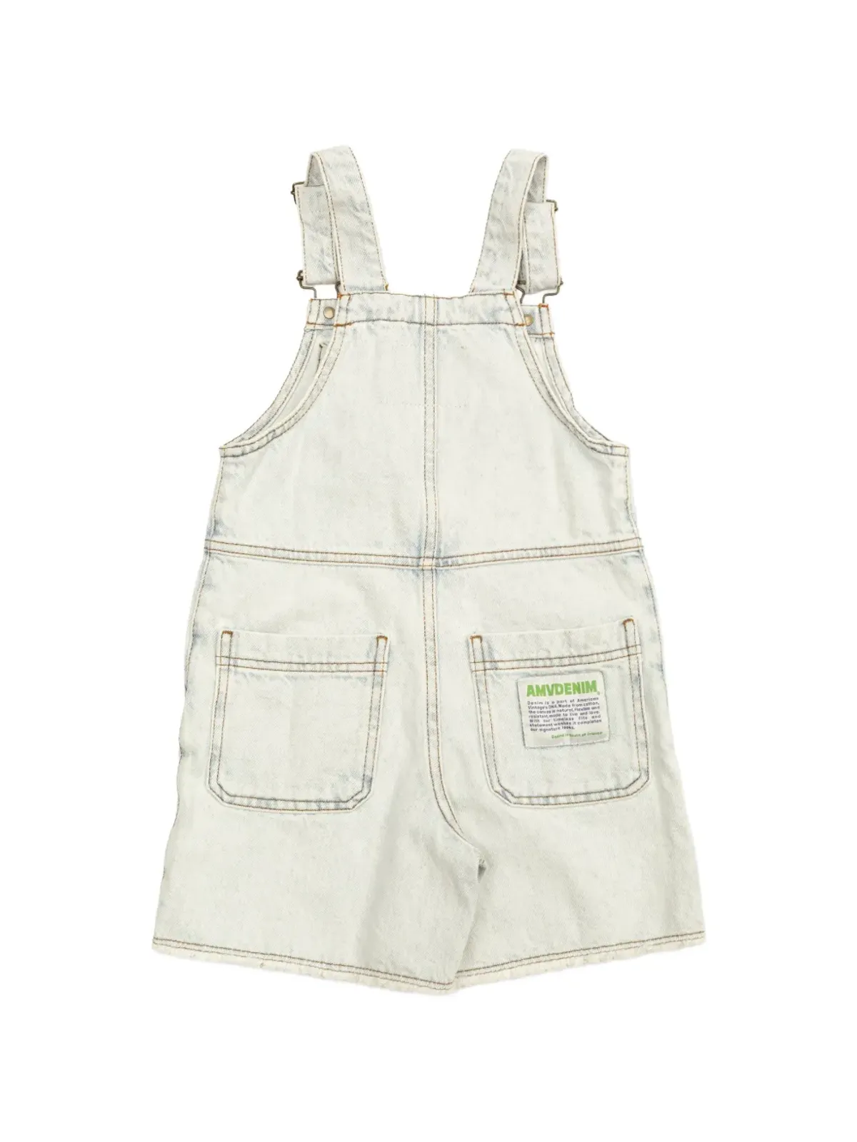 American Vintage Kids ブリーチデニムショーツ ダンガー - 画像2