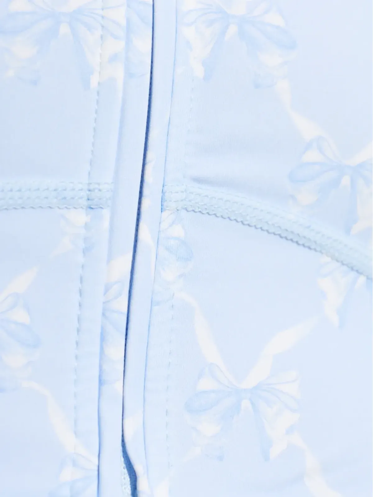 LoveShackFancy Laudie ラッフル長袖トップ ブルー - 画像5