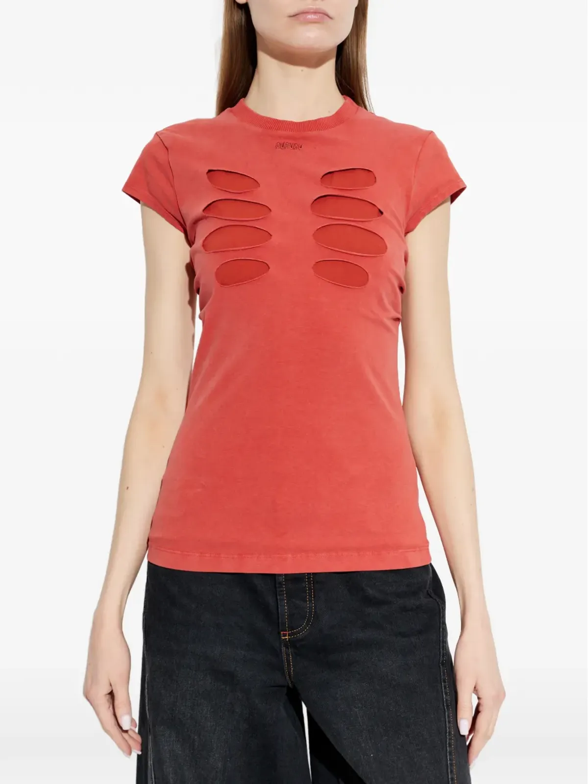 AVAVAV カットアウトTシャツ - 画像3