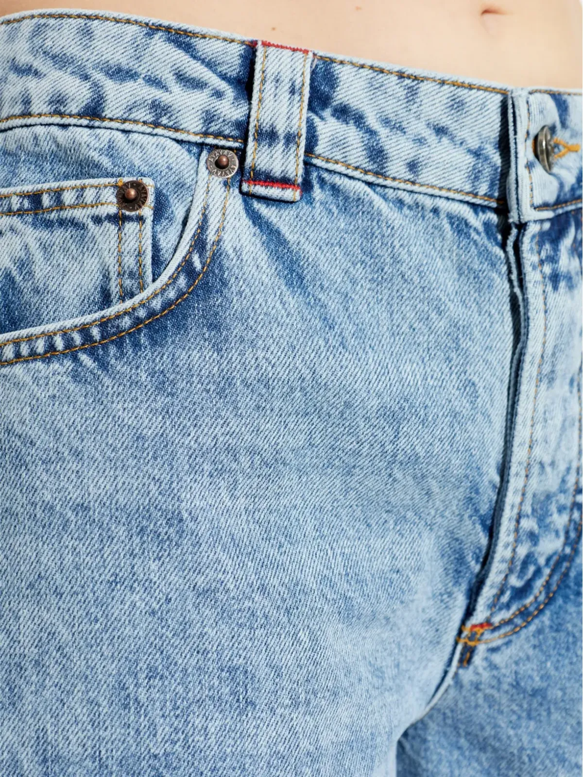 AVAVAV split leg jeans - Blue - 画像5