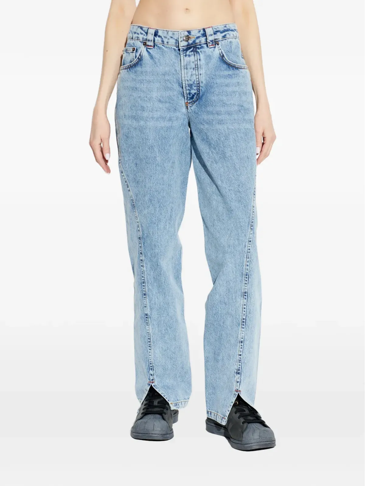 AVAVAV split leg jeans - Blue - 画像3