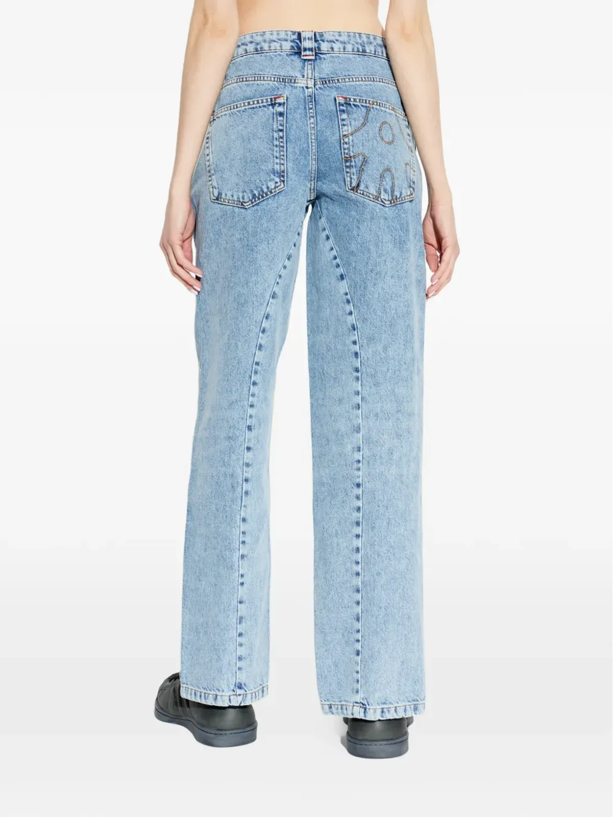 AVAVAV split leg jeans - Blue - 画像4
