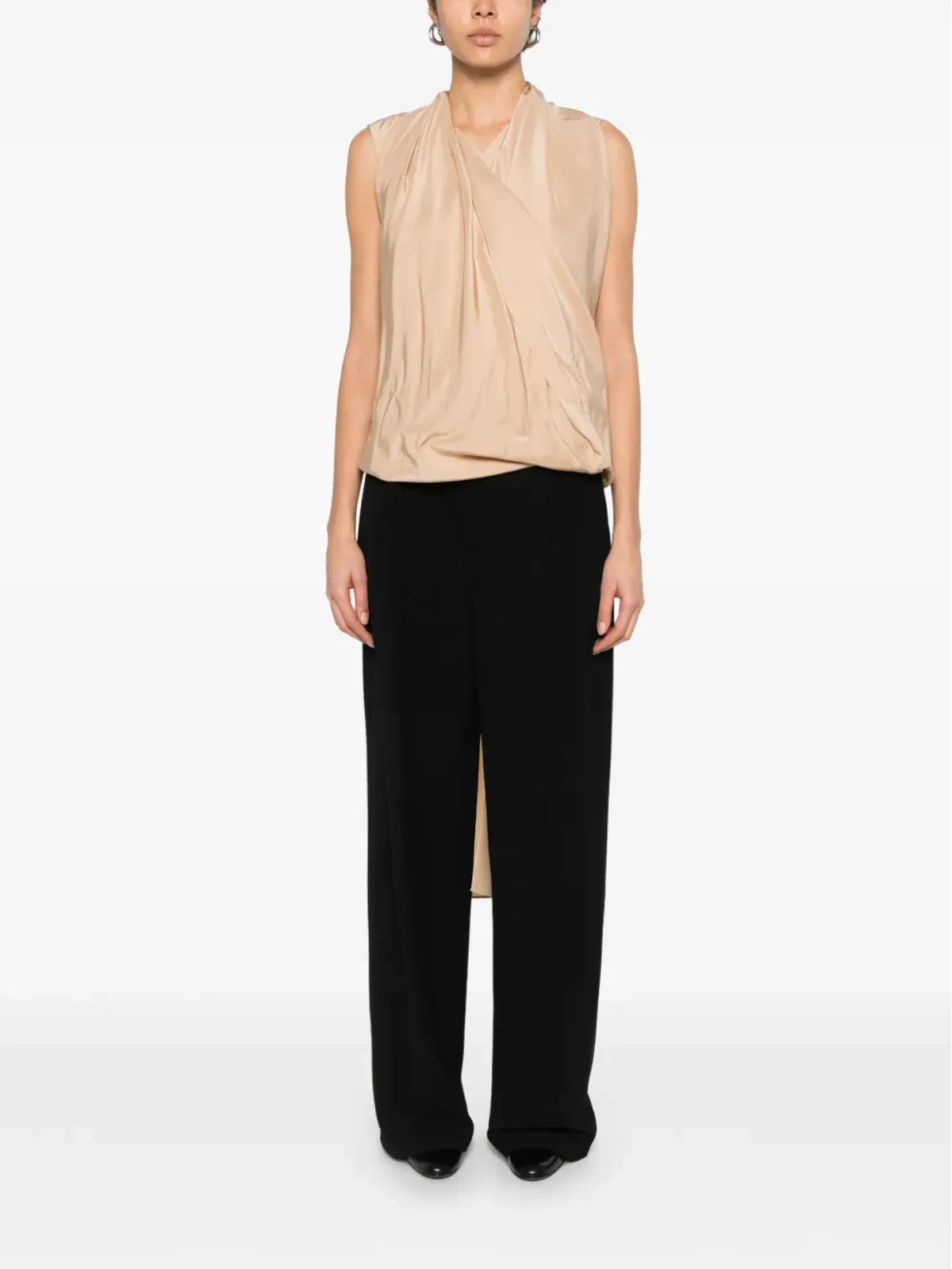 Carven ネックタイ付きブラウス - 画像3