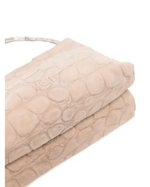 AUTENTICA 504 Delia Joy クロコダイルエフェクト トップハンドル トートバッグ - サムネイル4