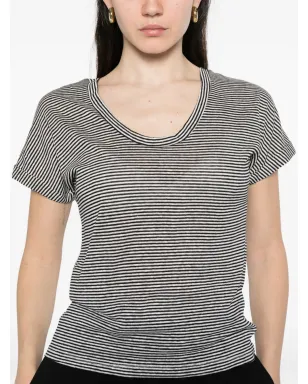 Aragona ストライプ柄Tシャツ - サムネイル5