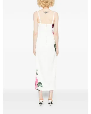 alice + olivia 花柄プリント ミディドレス - サムネイル4
