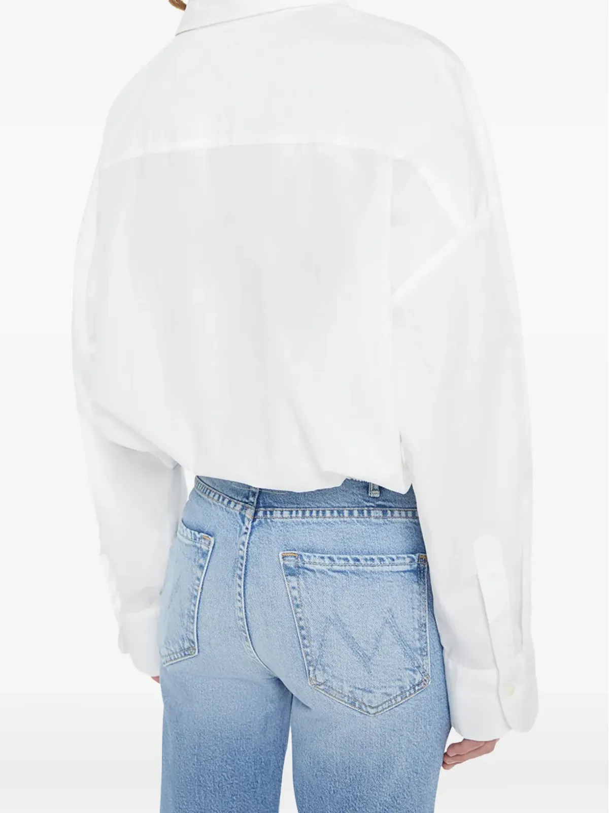 MOTHER Scrunchie Frenchie shirt - White - 画像3