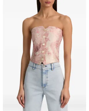 alice + olivia Kelcey ストラップレス ウエストコート - サムネイル3