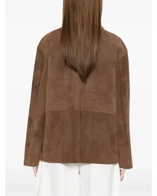 The Row Janine chest-pocket buttoned shirt - Brown - サムネイル4