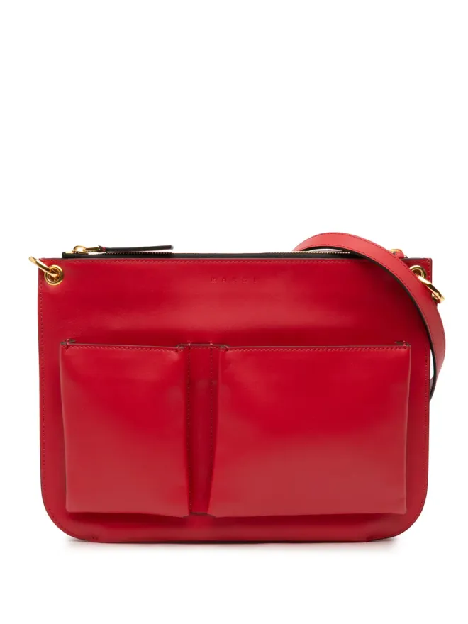 Marni Pre-Owned Marni Pre-Owned レザー ポケット クロスボディバッグの商品画像