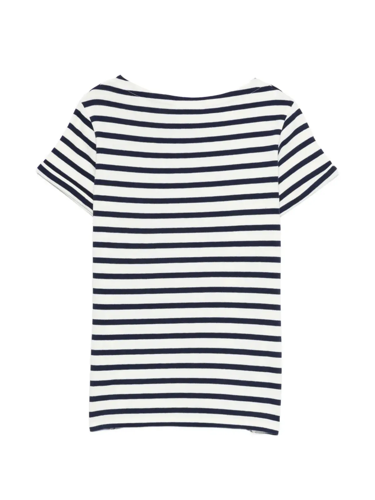 Maison Labiche ストライプ刺繍入りTシャツ - White - 画像2