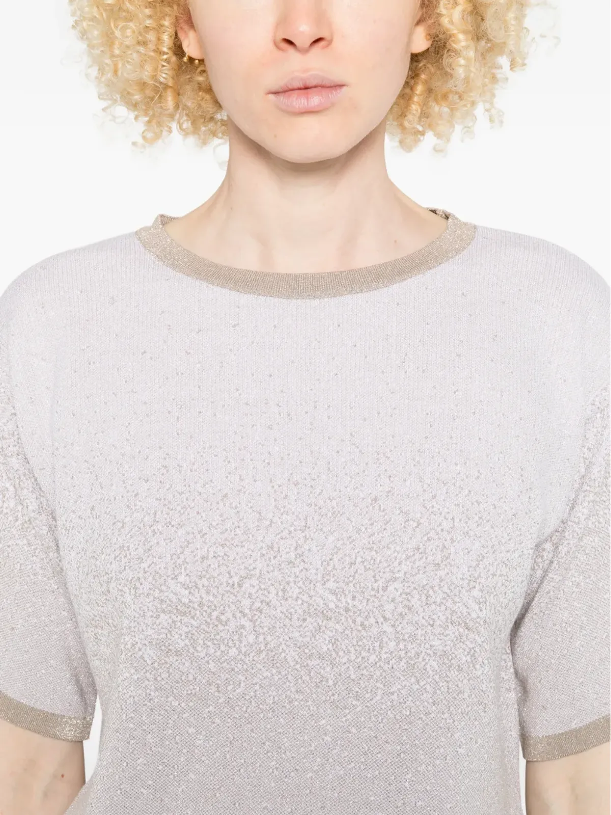 Intrecci クルーネックTシャツ - 画像5