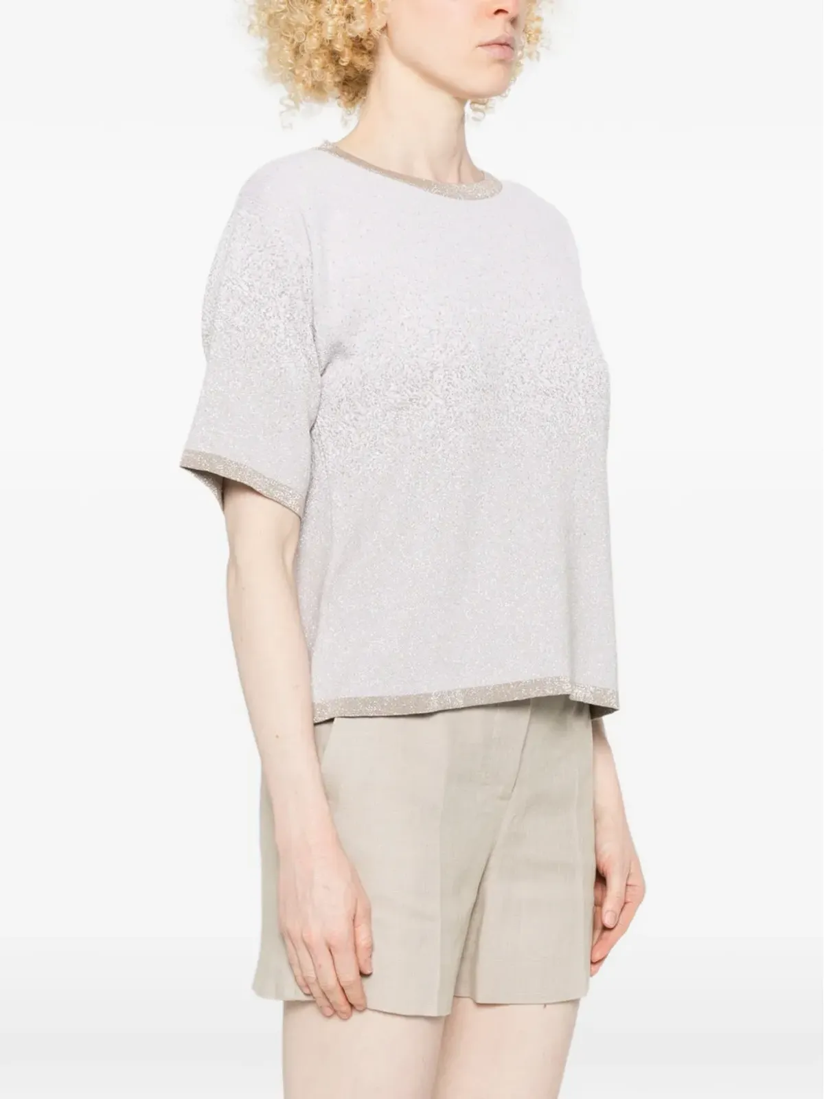 Intrecci クルーネックTシャツ - 画像3