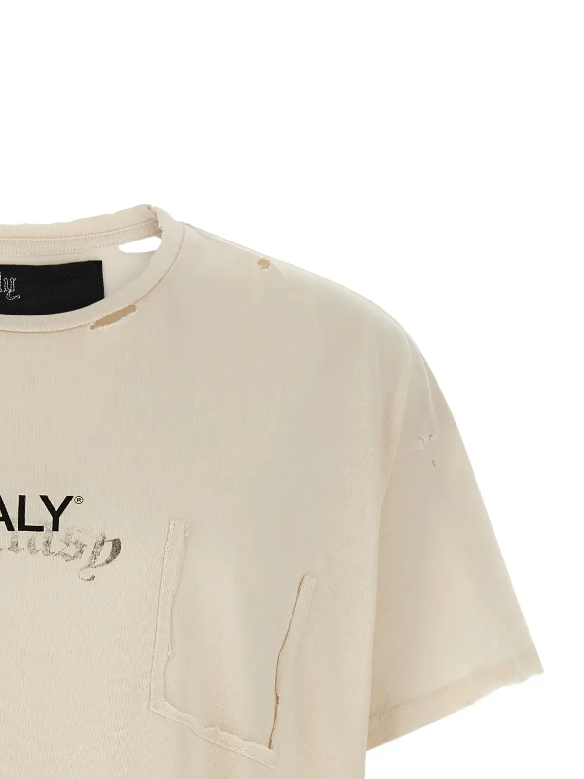 Paly ロゴポケットTシャツ - Neutrals - 画像4