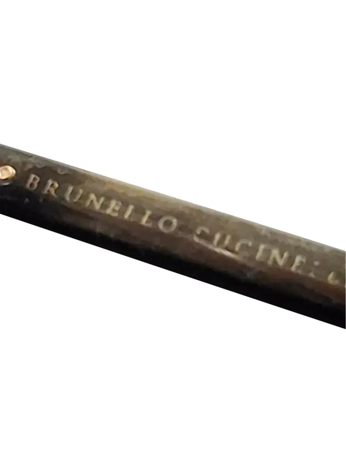 Brunello Cucinelli Vintage x Oliver Peoples パイロットフレームサングラス - グレー - 画像5