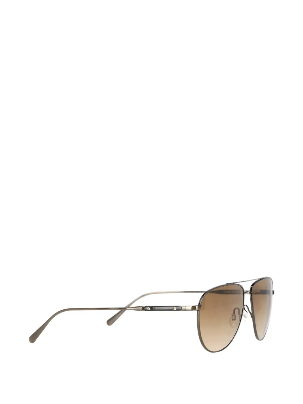 Brunello Cucinelli Vintage x Oliver Peoples パイロットフレームサングラス - グレー - 画像2