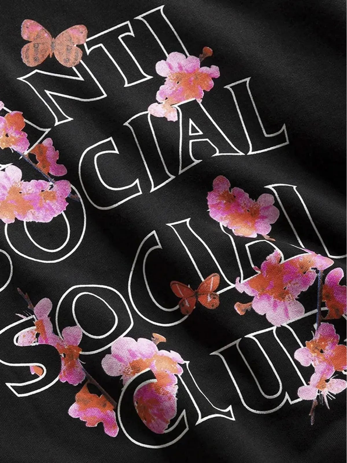 Anti Social Social Club 花柄パーカー - 画像2