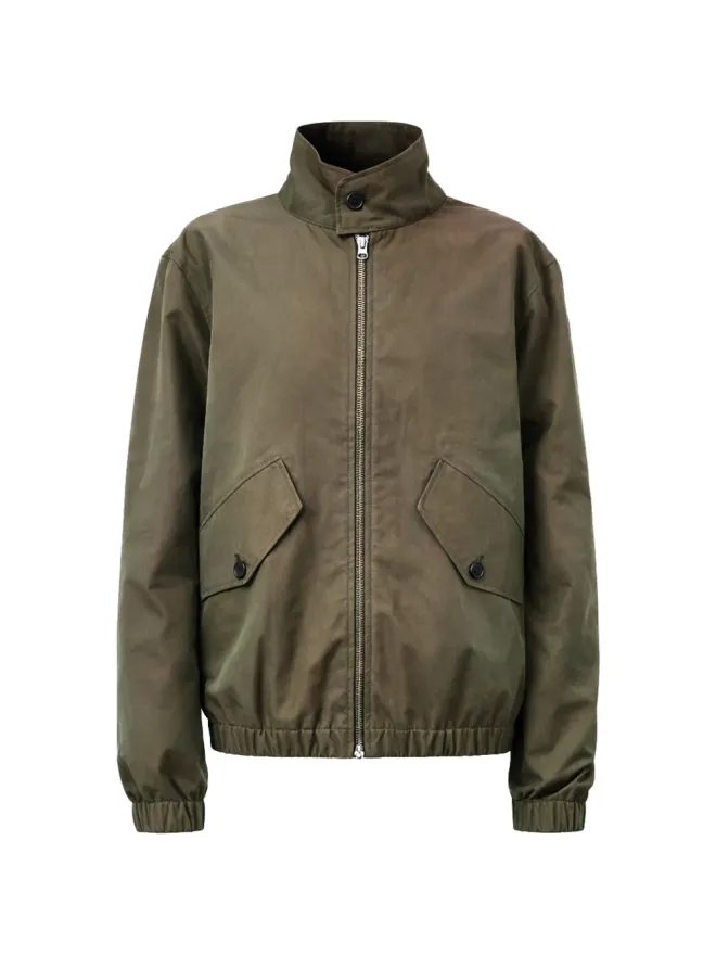 Another Aspect Another Aspect ジップアップシャツジャケット グリーンの商品画像