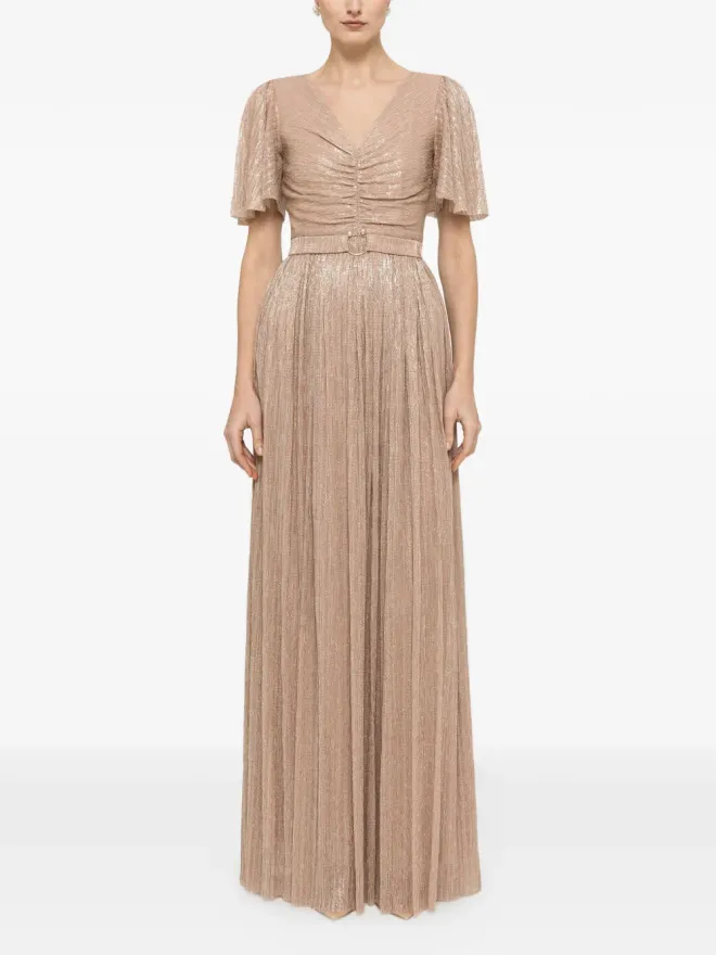 NISSA NISSA sequin-applique maxi dress - Neutralsの商品画像
