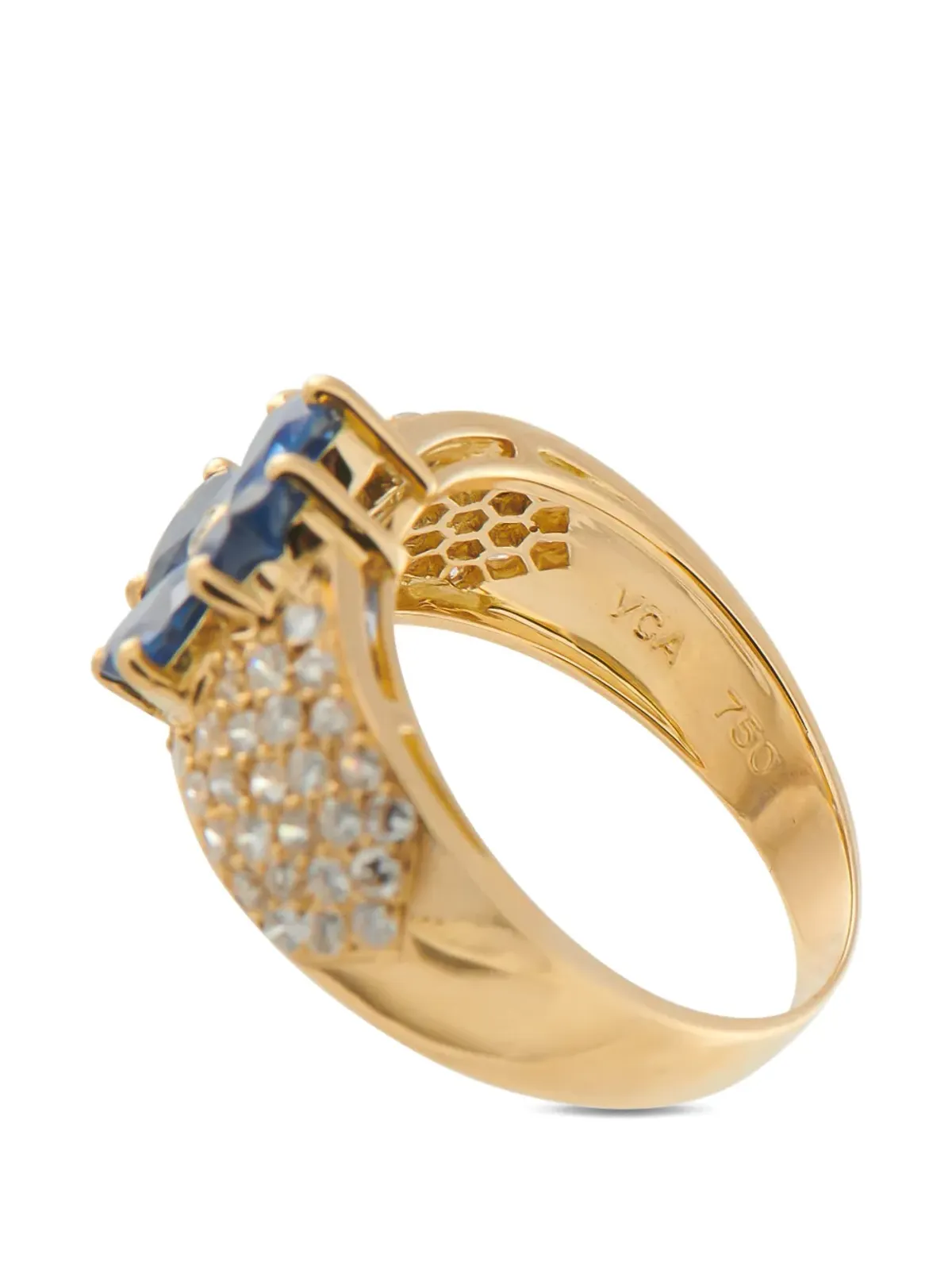 Van Cleef & Arpels ダイヤモンド サファイア リング - 画像3