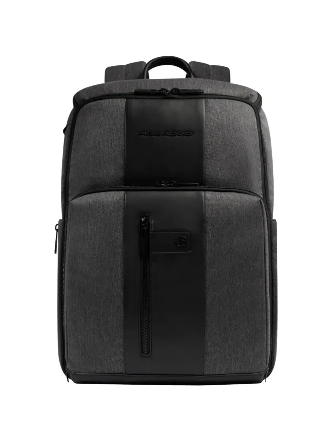 PIQUADRO PIQUADRO ジップド・パネルド・バックパック グレーの商品画像