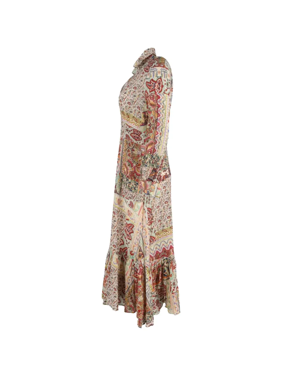 Etro Vintage プリント柄ミディ丈シャツドレス - 画像3