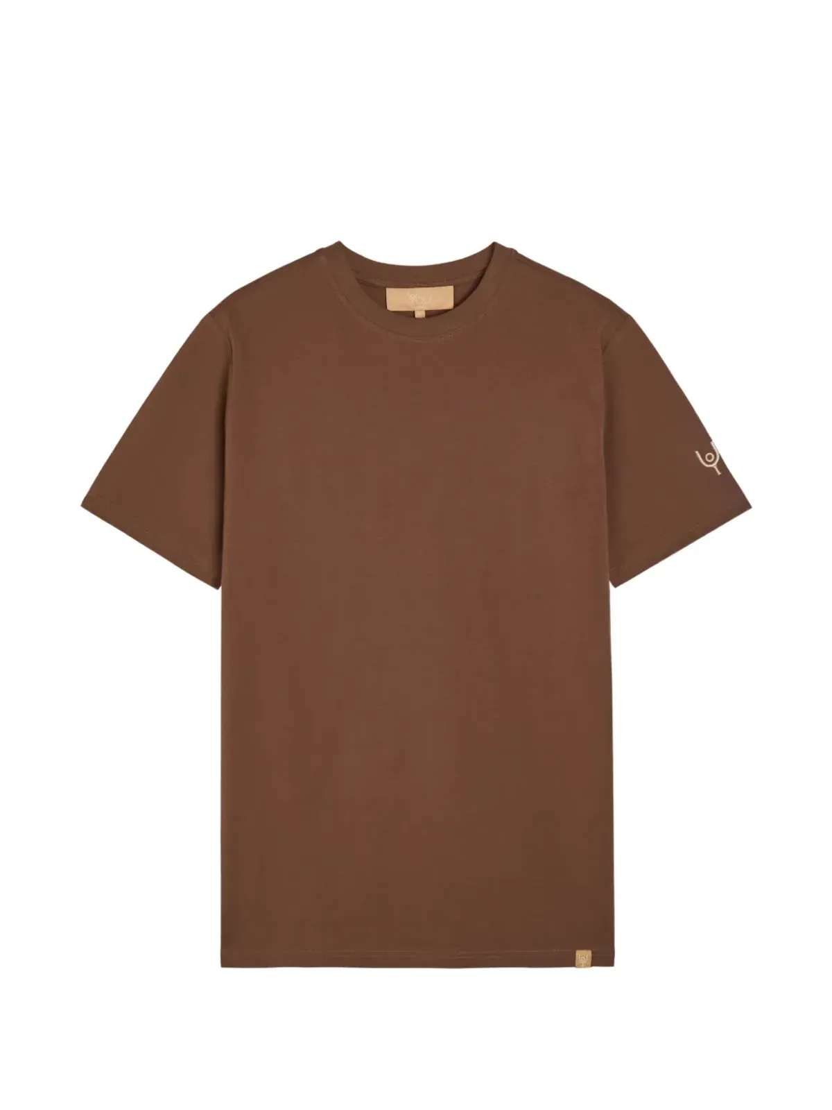 LIVE ブラウンの半袖Tシャツ - 画像1