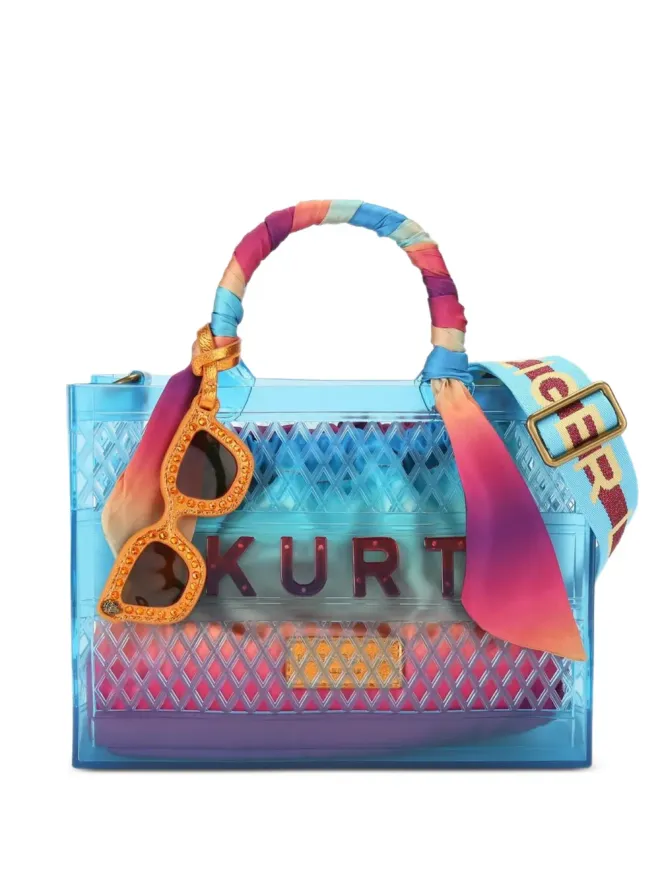 Kurt Geiger Kurt Geiger ロゴ入りトートバッグ ブルーの商品画像