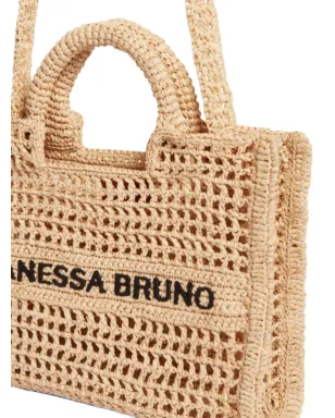 Vanessa Bruno 小さめオープンワークトップハンドルトートバッグ - サムネイル5