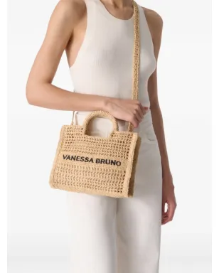 Vanessa Bruno 小さめオープンワークトップハンドルトートバッグ - サムネイル2