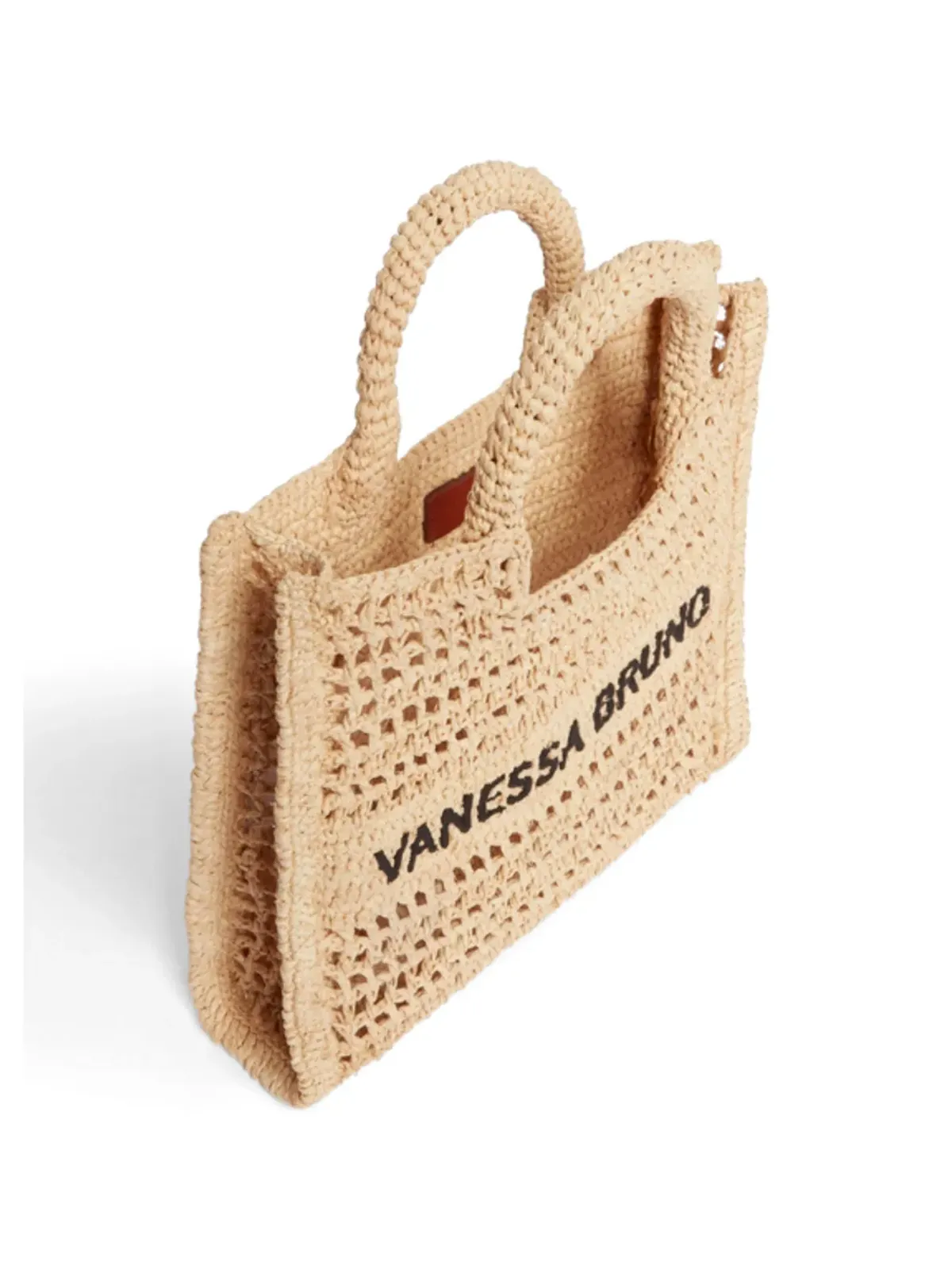 Vanessa Bruno 小さめオープンワークトップハンドルトートバッグ - 画像4