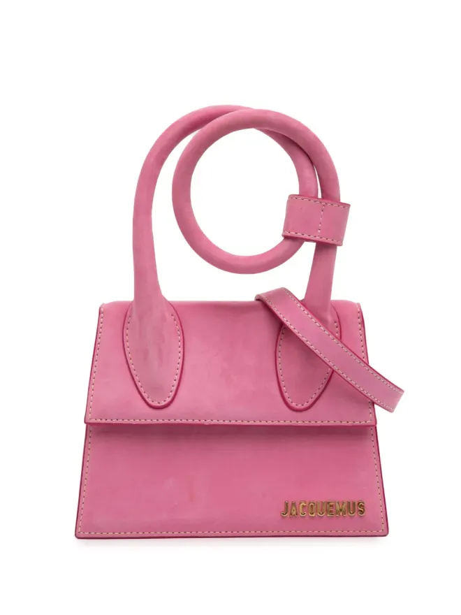 Jacquemus Pre-Owned Jacquemus ビンテージ Nubuck Le Chiquito Noeud サッチェル - ピンクの商品画像