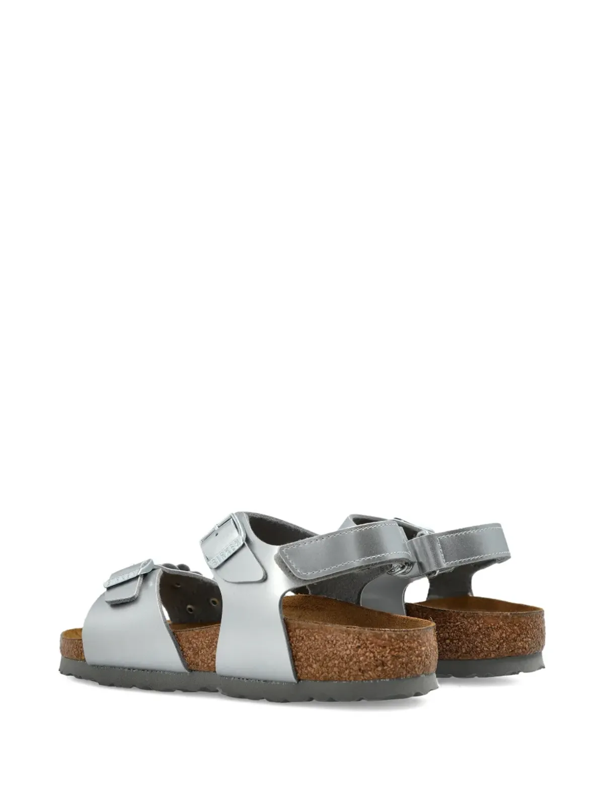 Birkenstock Kids Rio プレーンフラワーサンダル - シルバー - 画像3