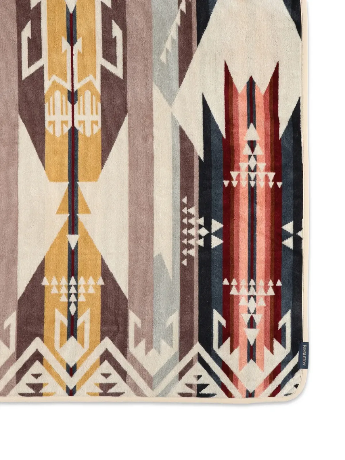 Pendleton フード付き幾何学模様のタオルチーフ - 画像3