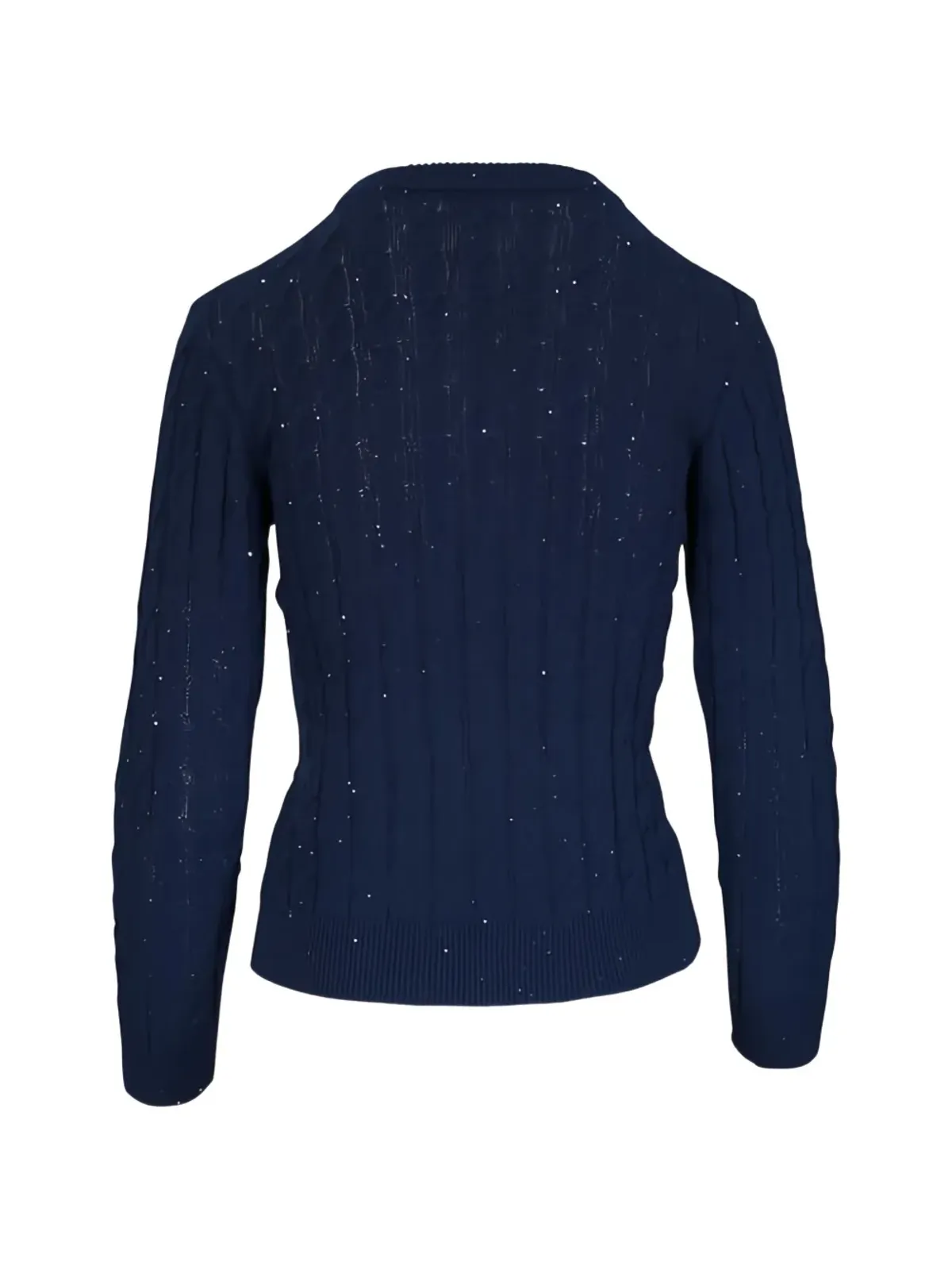 Kinross Cashmere ケーブルニット クルーネック セーター - 画像2