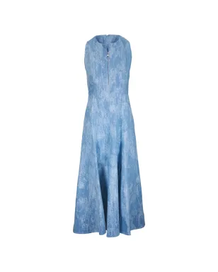 Akris Punto ウォッシュドデニムジャカード ミディドレス - サムネイル1