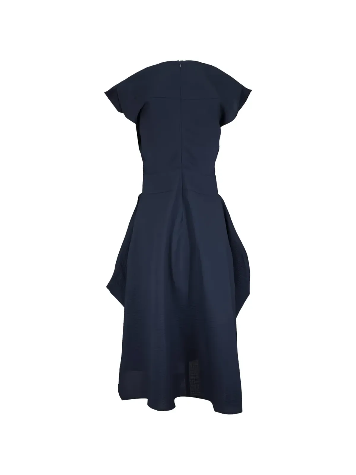 Zero + Maria Cornejo wrapped midi dress - Blue - 画像2